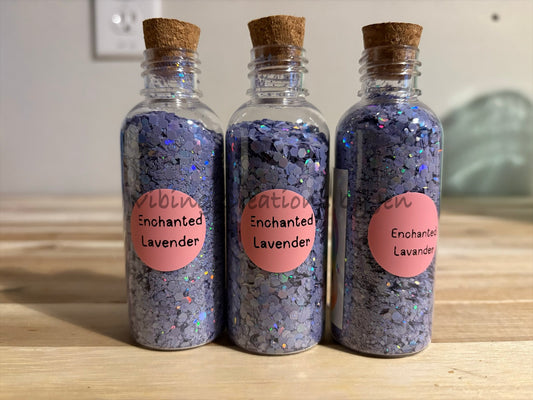 1.8oz Chunky Glitter-Enchanted Lavender
