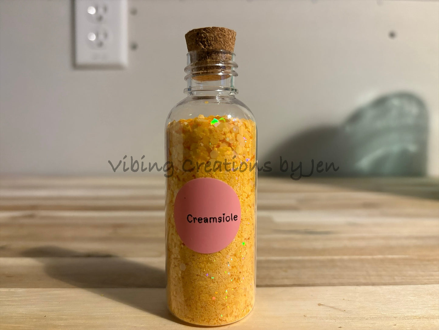1.8oz Chunky Glitter- Creamsicle