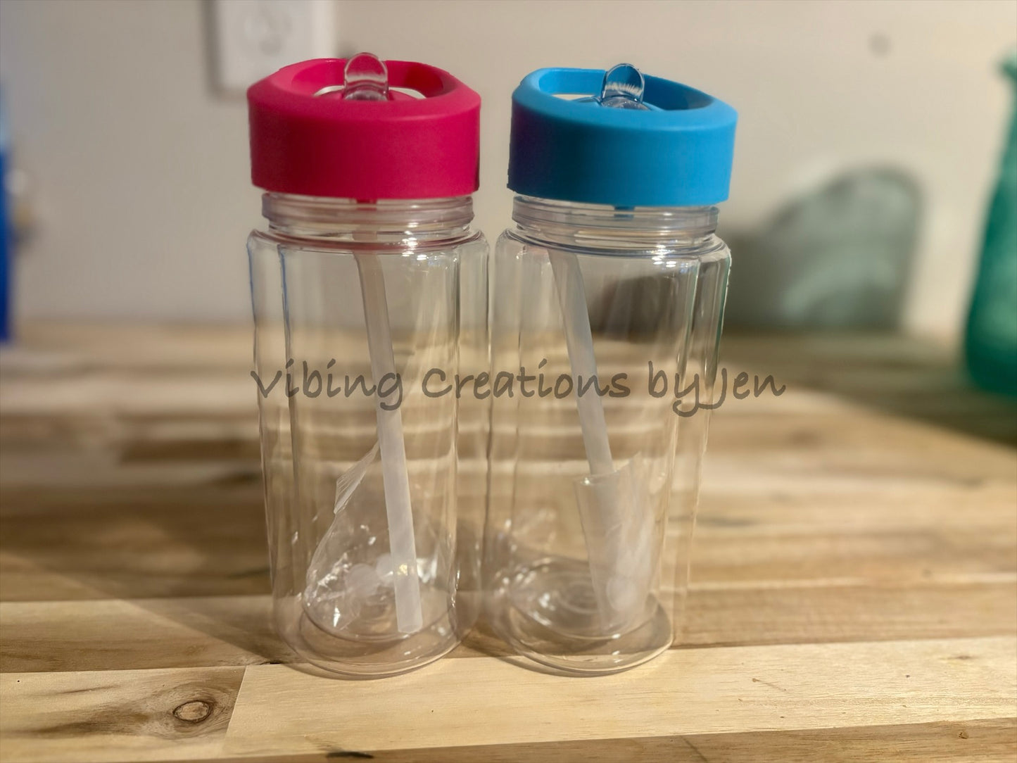 10oz Kids Pre-Drilled Blank-Pink